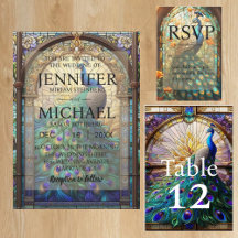 Peacock Weddings: Mix & Match or Uniform Elegance