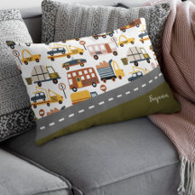 City and Town Vehicles Kid Bedroom Theme