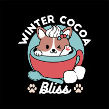 Dog in Festive Mug for Holiday Vibes - Winter Coco