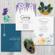 Pagan Baby Naming Ceremony Invitations