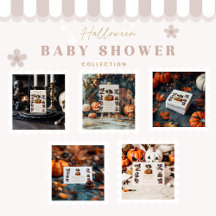 Rustic Halloween Skeleton Baby Shower