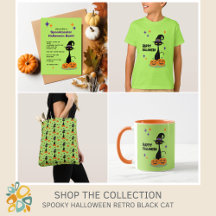 Purrfectly Spooky - Mid-Century Halloween Cat