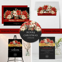 Corporate Poinsettias Christmas Holiday Season