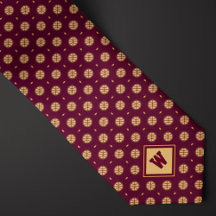 Gold Sports Ball Neckties