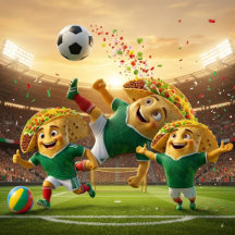 Global Soccer Flavors: The Mexican Taco Striker 