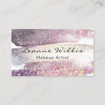 Luxury Glitter Abstract Incandescent Business Card