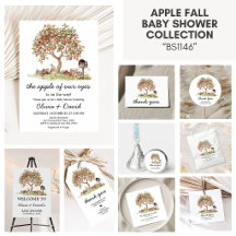 Fall Apple of our Eyes Baby Shower Collection
