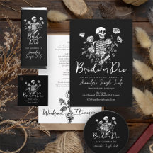Bride or Die Floral Skeleton Bachelorette Party