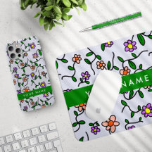 Colorfull flowers Blue, Green Collection