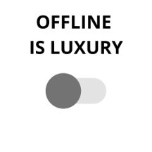 Offline Is Luxury – Minimal Digital Detox Collecti
