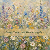 Colorful Meadow Bloom: Romantic Garden Aesthetic