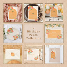 One Sweet Peach 1st Birthday Party