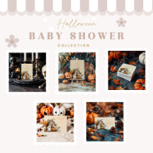 Neutral Ghost Halloween Baby Shower