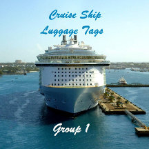 Cruise Ships 1 Luggage Tags