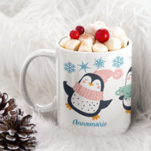 Cute Personalized Penguin Christmas Gifts