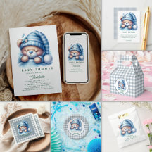 Cute Teddy Bear Baby Shower