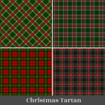 Christmas Tartan Plaid Checkered Home Decor