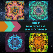 Dot Mandala Bandanas