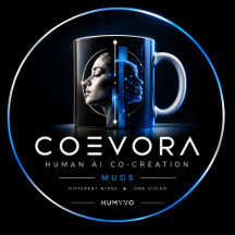 COEVORA — Human AI Co-Creation Mugs