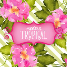 Modern Tropical Floral Bold Brand Suite
