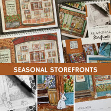 Seasonal Storefronts Watercolors