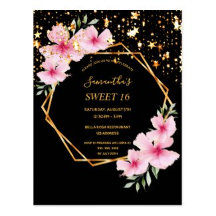 Sweet 16 party - Under the stars black