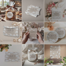 Modern Elegant Minimal Cloud Nine Cute Baby Shower