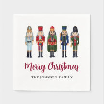 Cute Nutcracker Christmas Party Invitation Suite
