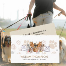 Dog Walker Business Card