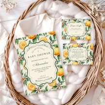 Citrus Orchard Baby Shower