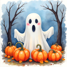 Halloween Spooky Cute Modern Collection