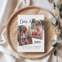 She believed she could elegant script graduation