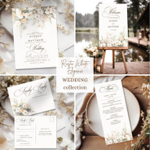 Rustic White Elegance Wedding Collection 