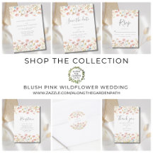 Blush Pink Wildflower Wedding