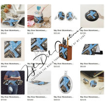 Gifts with sky over Stone Town, Zanzibar design