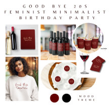 Goodbye 20s Feminine Minimalist Modern Typography