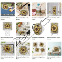Gifts with decorated ceiling design