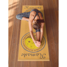 Yin Yang Yoga mats in Lemon and Yellow Orange 