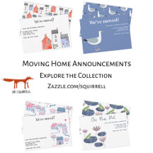 Moving New Home Announcement Cards