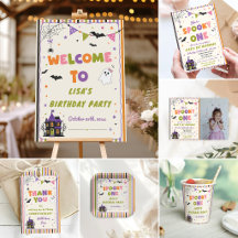 Colorful Spooky Halloween Birthday