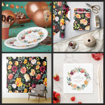 Colorful Summer Flowers Pattern