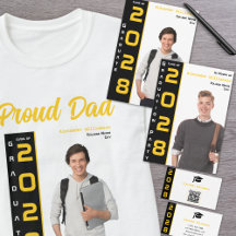 Modern Gold Black Graduation Collection