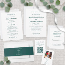 Emerald Green Wedding Suite: Elegant Traditional