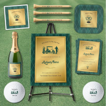 Luxury Men’s Golf Birthday Party Collection