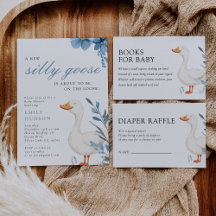 A Little Silly Goose Boy Baby Shower