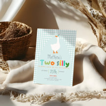 Boys Cute Two Silly Goose Farm Second Birthday