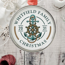 Nautical Family Christmas Matching Gifts and Décor