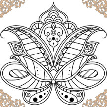 Damask Lotus Flower Collection