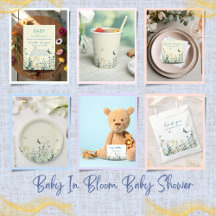 Baby in Bloom Wildflower baby shower 