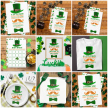 Modern Leprechaun St. Patrick's Day Baby Shower